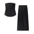 Women’s Strapless Maxi Skirt Set
