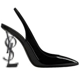 Women's Slip-On Pointed Toe Heeled Pumps