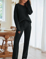 Long-Sleeve 2-Piece Thick Warm Set