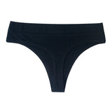Mid-Rise Plus Size Seamless Cotton Thong
