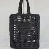Women’s Straw Tote Bag with Shoulder Straps