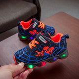 Spiderman LED Flashing Sneakers