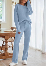 Long-Sleeve 2-Piece Thick Warm Set