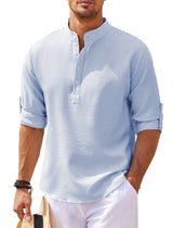 Men’s Casual Solid Shirt