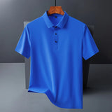 Men’s Summer Solid Color Business T-Shirt