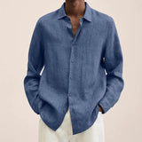 Men’s Long Sleeve Linen Shirt