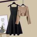 Women’s Two-Piece Knitted Set – Y2K Street Style Outfit for Fall & Winter