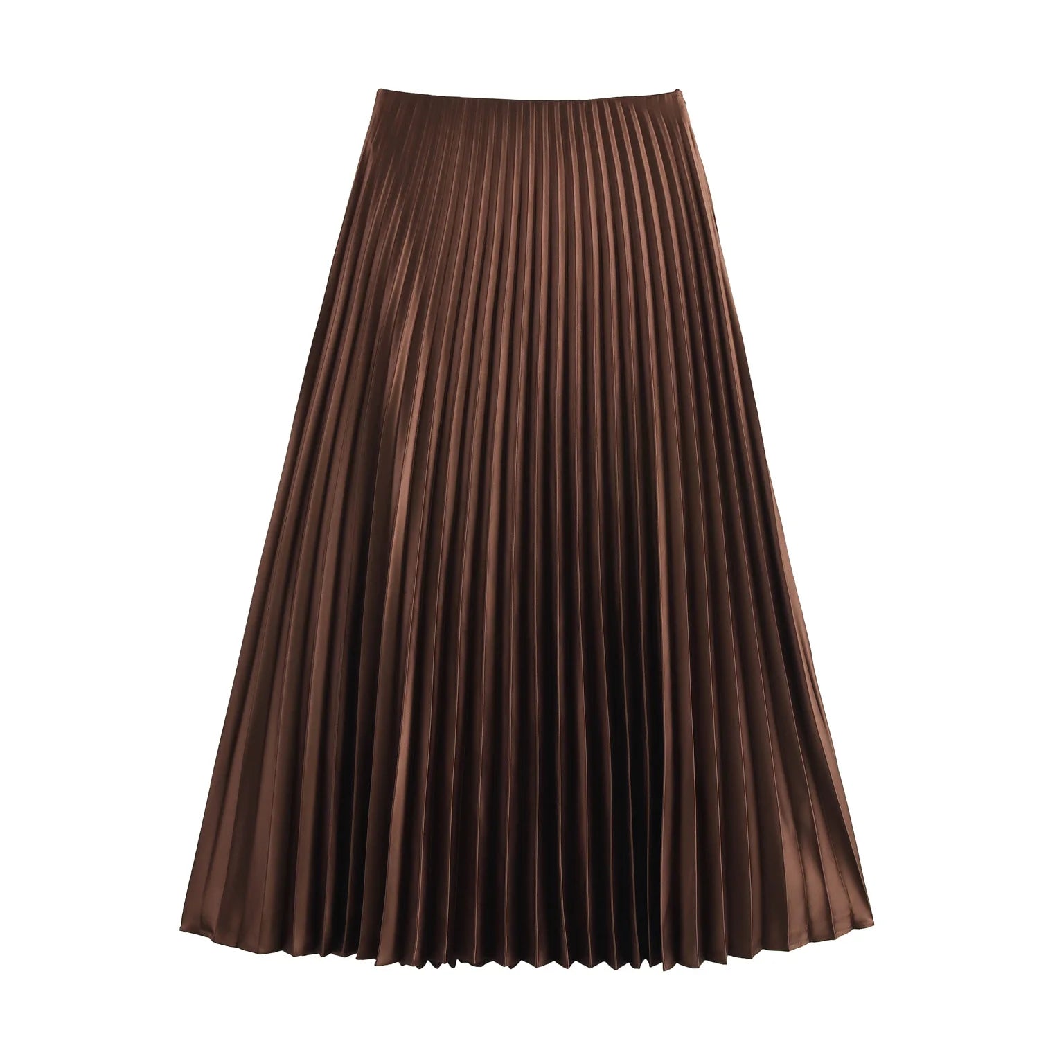 Women  Long Pleated Skirt for autumn