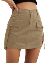 High Waist Denim Skirt