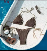 Sexy Solid Color Bikini