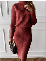 Women’s Slim Skirt Two-Piece Tracksuit Set