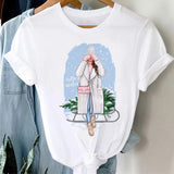 Women's Vintage O-Neck Cotton T-Shirts