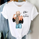 Women's Vintage O-Neck Cotton T-Shirts