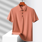 Men’s Summer Solid Color Business T-Shirt