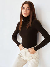 Basic Turtleneck Knitted Sweater