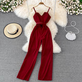 Casual High-Waist Jumpsuit