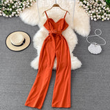 Casual High-Waist Jumpsuit
