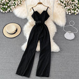 Casual High-Waist Jumpsuit