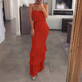 Women’s Sleeveless Floor-Length Sporty Dress