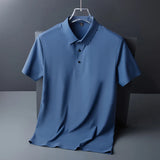 Men’s Summer Solid Color Business T-Shirt