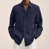 Men’s Long Sleeve Linen Shirt