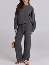 Long-Sleeve 2-Piece Thick Warm Set