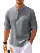 Men’s Casual Solid Shirt