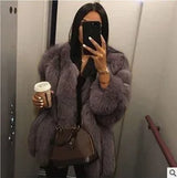Women’s Faux Fur Long Jacket