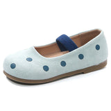 Girls’ Polka Dot Mary Jane Ballet Flats