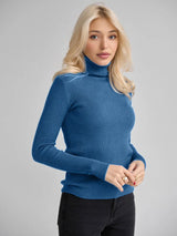 Basic Turtleneck Knitted Sweater