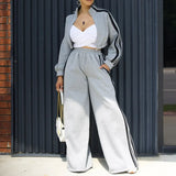 Women’s Long-Sleeve Zipper Tracksuit