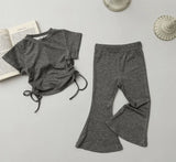 Kids Round Neck Two-Piece Set