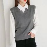 Women’s V-Neck Knit Vest
