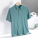 Men’s Summer Solid Color Business T-Shirt