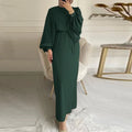 Elegant Solid Color Abaya