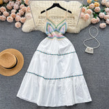 Solid Color Long Dress for Women