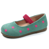 Girls’ Polka Dot Mary Jane Ballet Flats