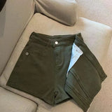 Kids' Solid Denim Shorts