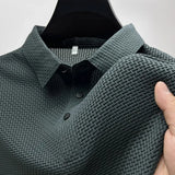 Men’s Button-Up Short Sleeve T-Shirt