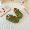 Kids’ Suede Slip-On Summer Sandals