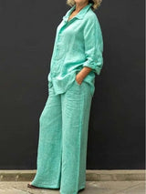 Casual Urban Plus Size Two-Piece Set