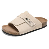 Men’s Summer Cork Sandals with Buckle Strap