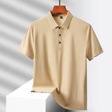 Men’s Summer Solid Color Business T-Shirt