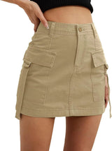 High Waist Denim Skirt