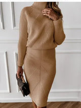 Women’s Slim Skirt Two-Piece Tracksuit Set
