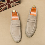 Men’s Genuine Leather Slip-On Loafers