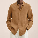 Men’s Long Sleeve Linen Shirt