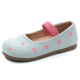 Girls’ Polka Dot Mary Jane Ballet Flats