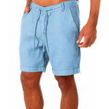 Breathable Thin Linen Cargo Shorts