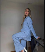 Women’s Corduroy Wrinkled 2-Piece Set
